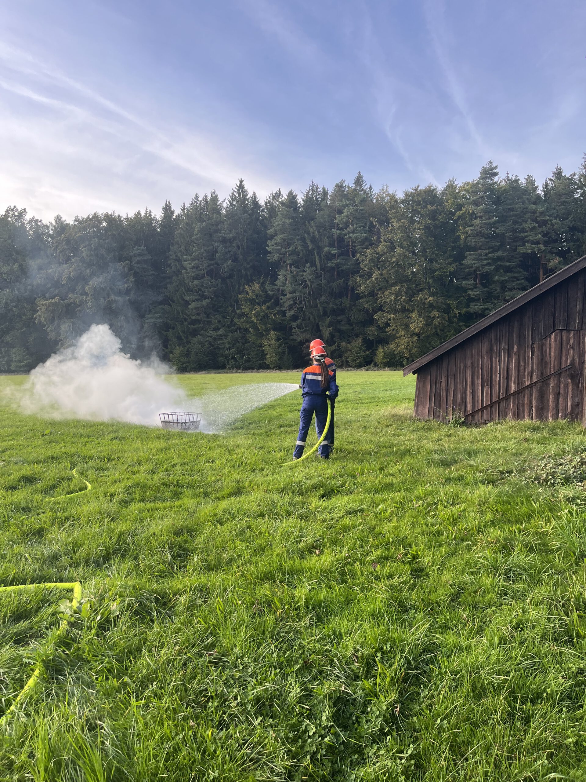 Letzte große Übung unserer JF mit Sonnenschein