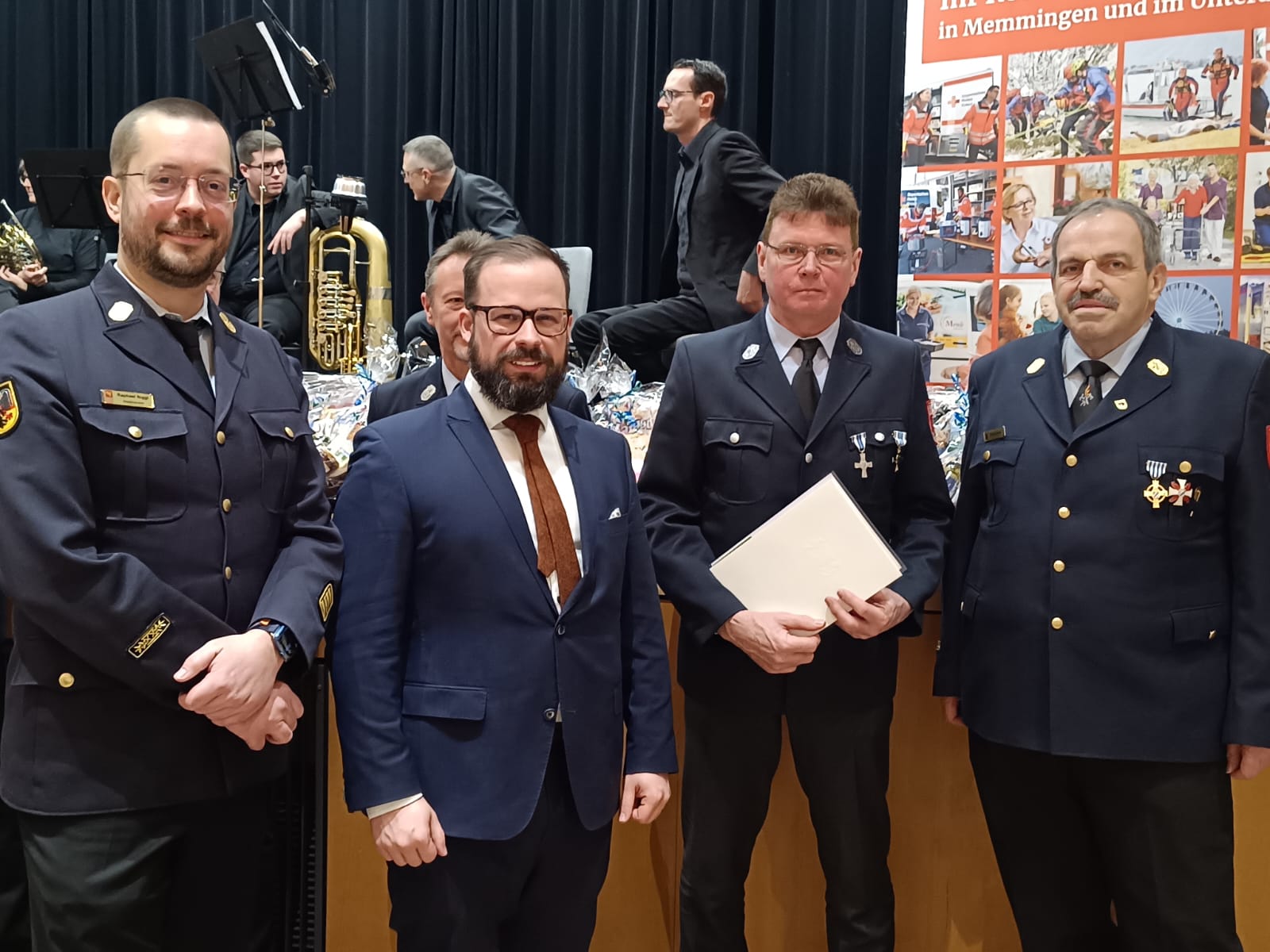 Ehrung zu 40 Dienstjahren an Manfred Schütz